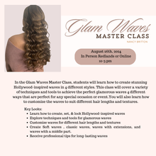 Load image into Gallery viewer, Glam Waves Master Class IN PERSON OR ONLINE