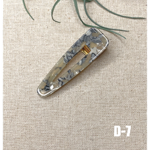 Load image into Gallery viewer, 1 PCS Barrette Acrylic Resin Hair Clips Geometric Alligator Hair Barrettes