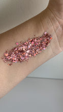 Load image into Gallery viewer, Glitter Hair Gel Rose Gold