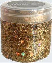 Load image into Gallery viewer, Glitter Hair Gel Gold