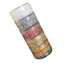 Load image into Gallery viewer, Glitter Hair Gel Artist Stack