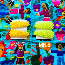 Load image into Gallery viewer, Colorful pearl inspired hair clips 2 pcs