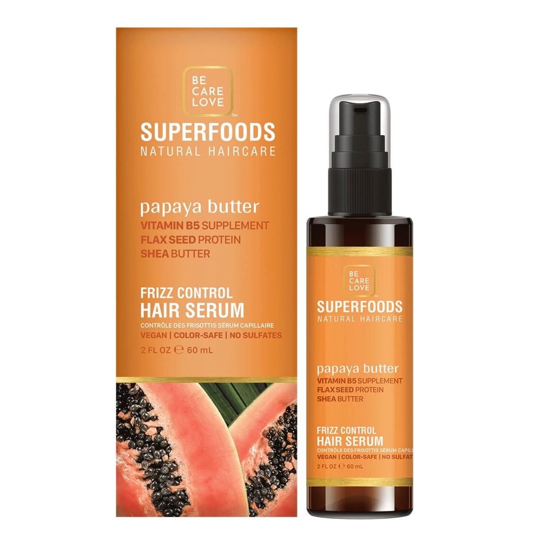 SuperFoods Papaya Frizz Control Leave-In Hair Serum