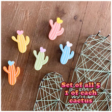 Load image into Gallery viewer, Cactus Hair Clips individual or Set
