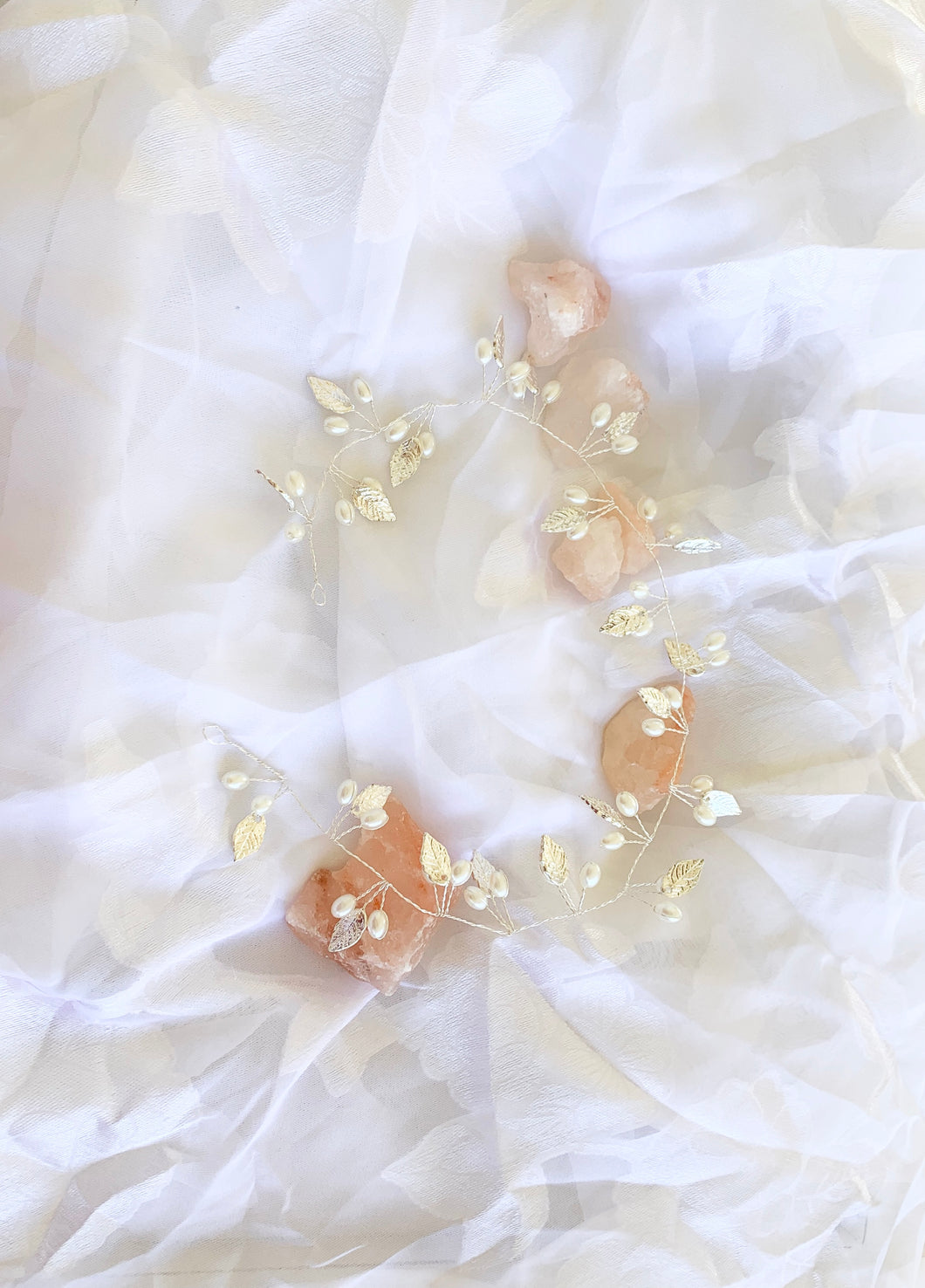 Bridal Hair Vine with pearls