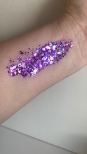 Load image into Gallery viewer, Glitter Hair Gel Purple
